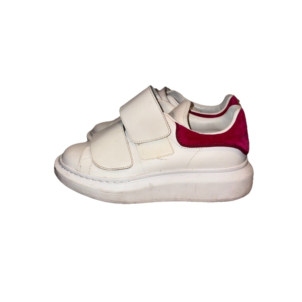 Vintage Alexander McQueen Pink Velvet Sneaker Shoes EU 36.5 US 6.5 Gorgeous